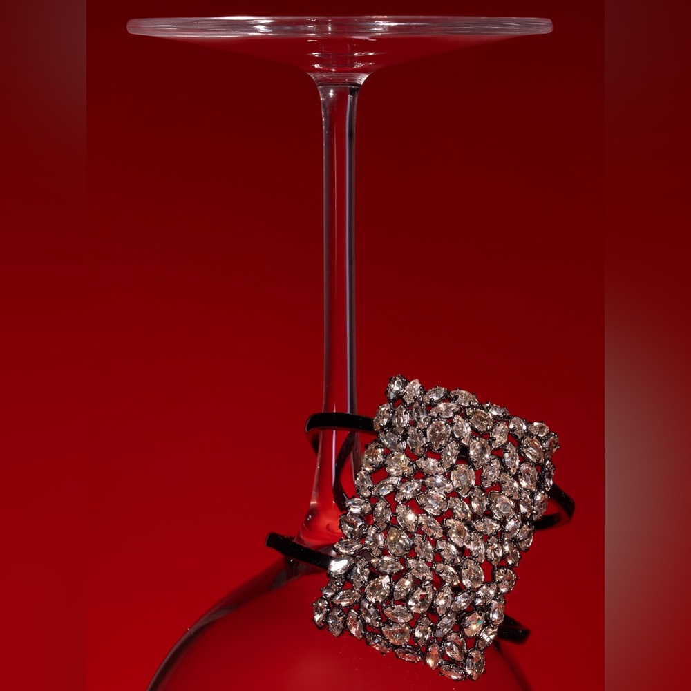Alexis Bittar Crystal Cuff Bracelet